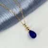 Lapis Lazuli Necklace • Gold Filled or Sterling Silver • Dainty Minimalist Jewelry