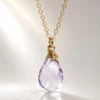 Amethyst Necklace • Gold Filled or Sterling Silver • Dainty Minimalist Jewelry