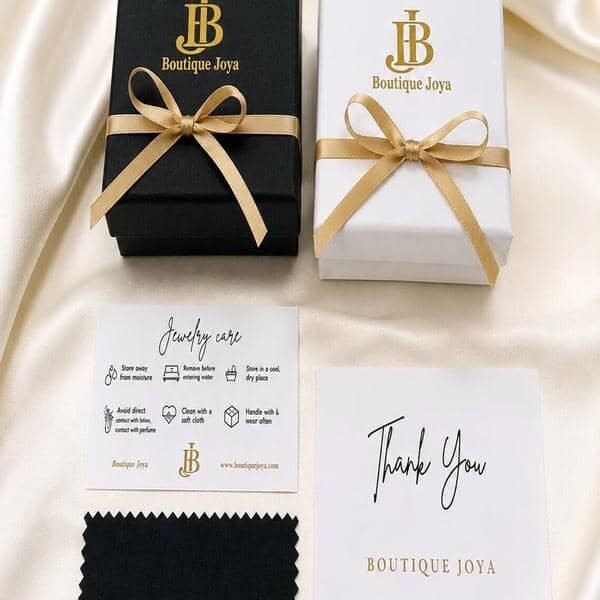 Gold Dragonfly Pendant Necklace Presented in BoutiqueJoya Jewelry Packaging
