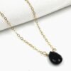 Black Onyx Necklace • Gold Filled or Sterling Silver Gemstone Jewelry