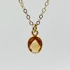 Citrine Pendant Necklace • Gold Filled or Sterling Silver • November Birthstone Jewelry