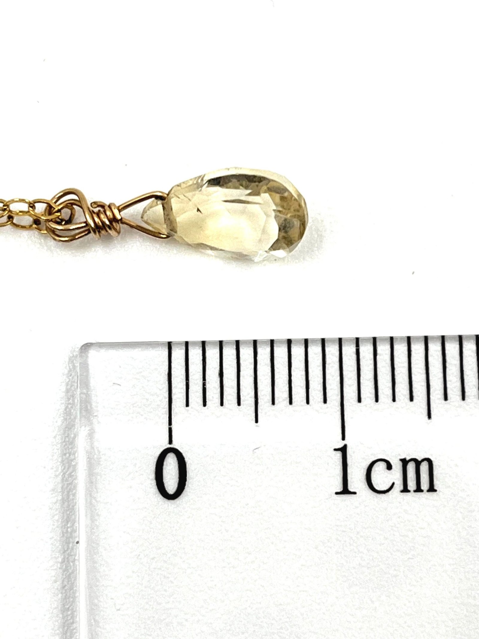 Citrine Pendant Necklace • Gold Filled or Sterling Silver • Minimalist Jewelry - Image 9