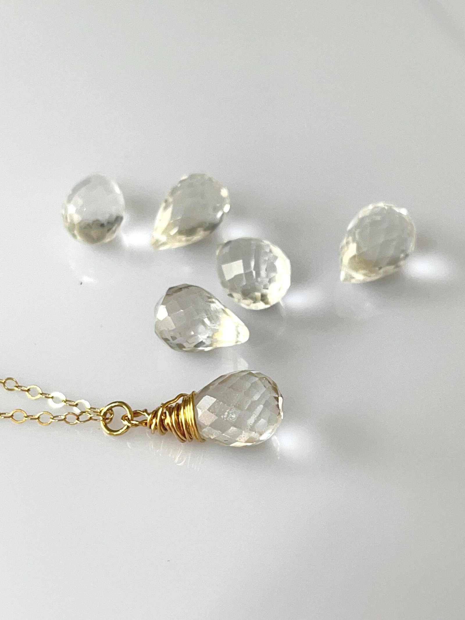 Crystal Quartz Necklace • Gold Filled or Sterling Silver • Dainty Minimalist Jewelry - Image 8
