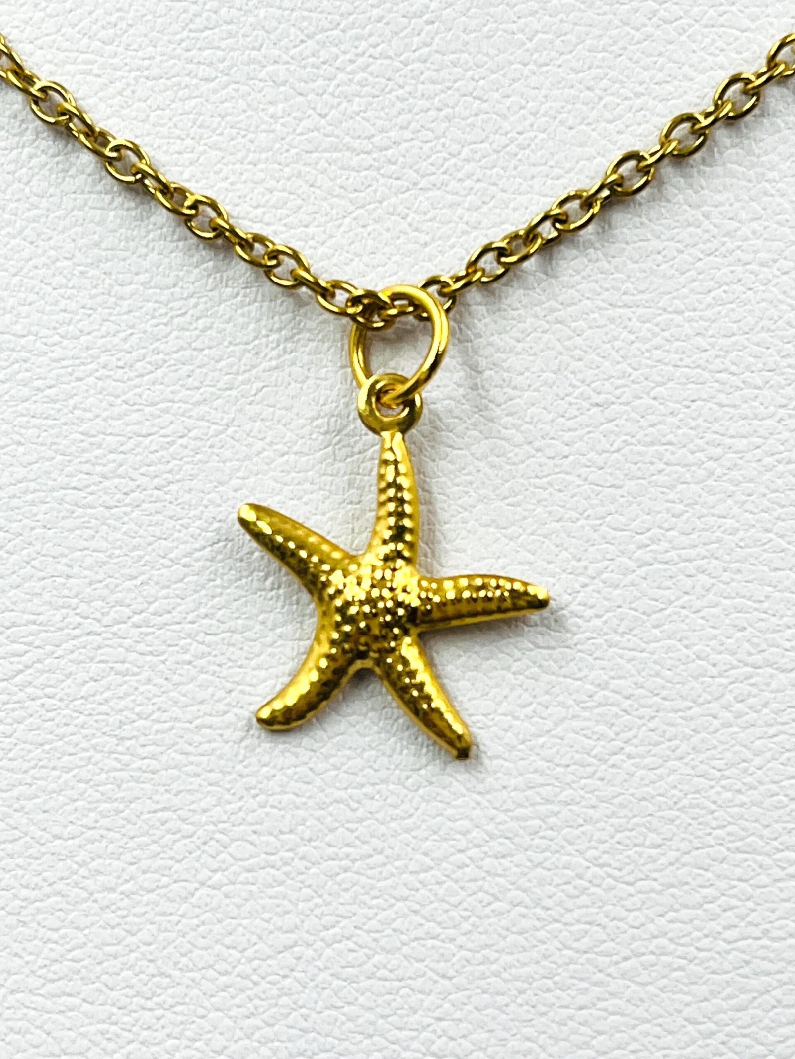 Stainless Steel Sea Star Necklace • Gold or Silver • Hypoallergenic Coastal Jewelry - Image 5