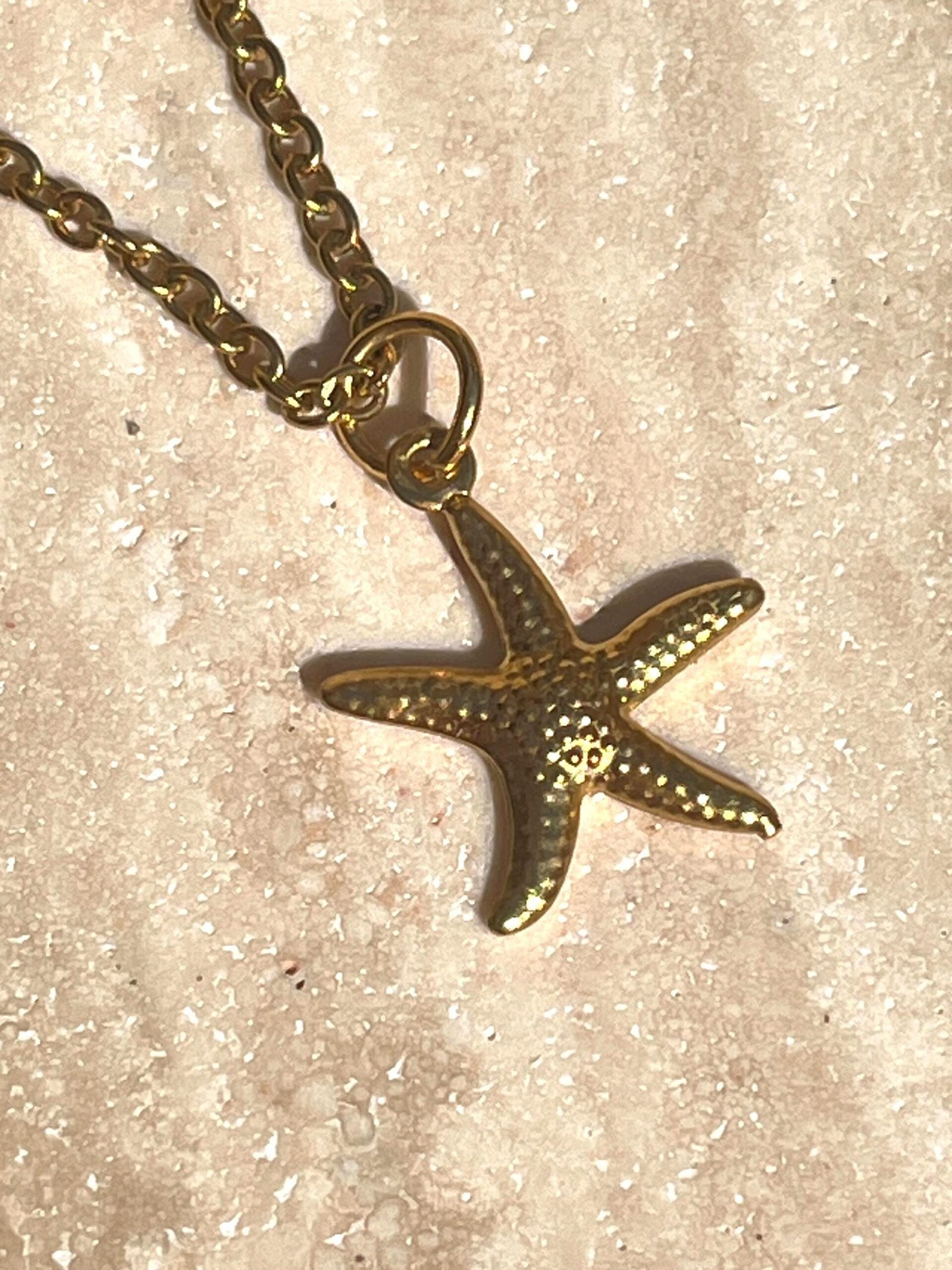 Stainless Steel Sea Star Necklace • Gold or Silver • Hypoallergenic Coastal Jewelry - Image 8
