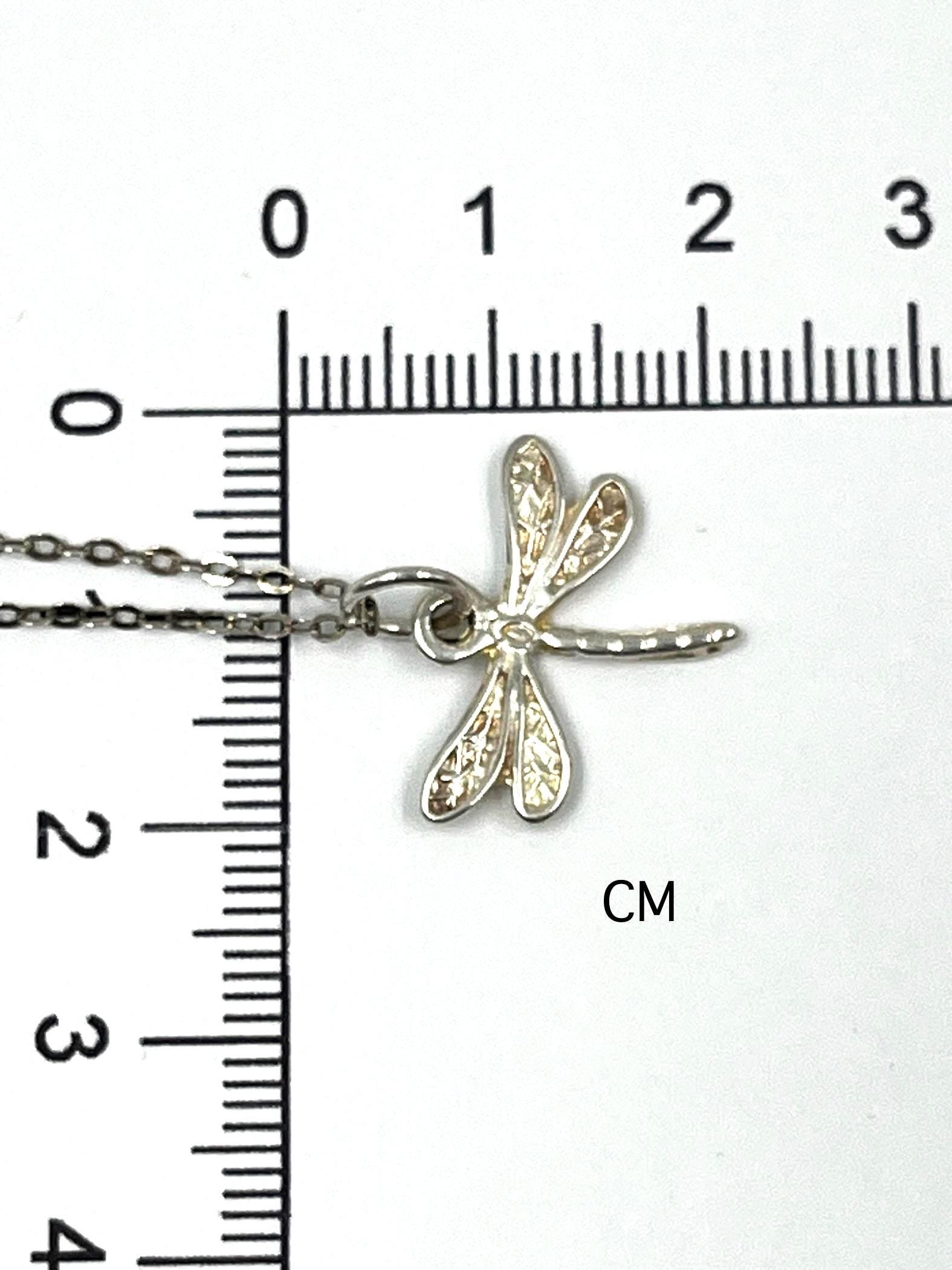Sterling Silver Dragonfly Pendant Necklace - Minimalistic Jewelry for Women, High-Quality Silver Chain - Image 5